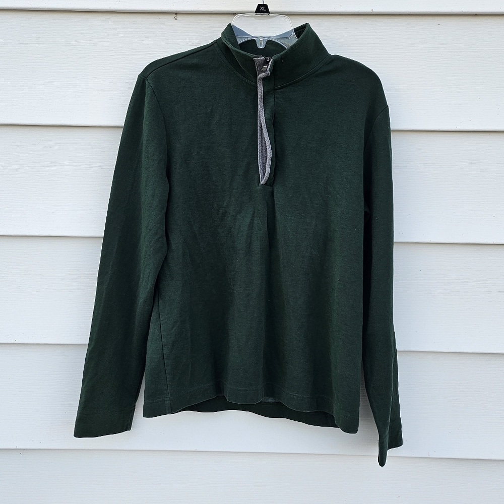 Dark Green Long Sleeve Pullover